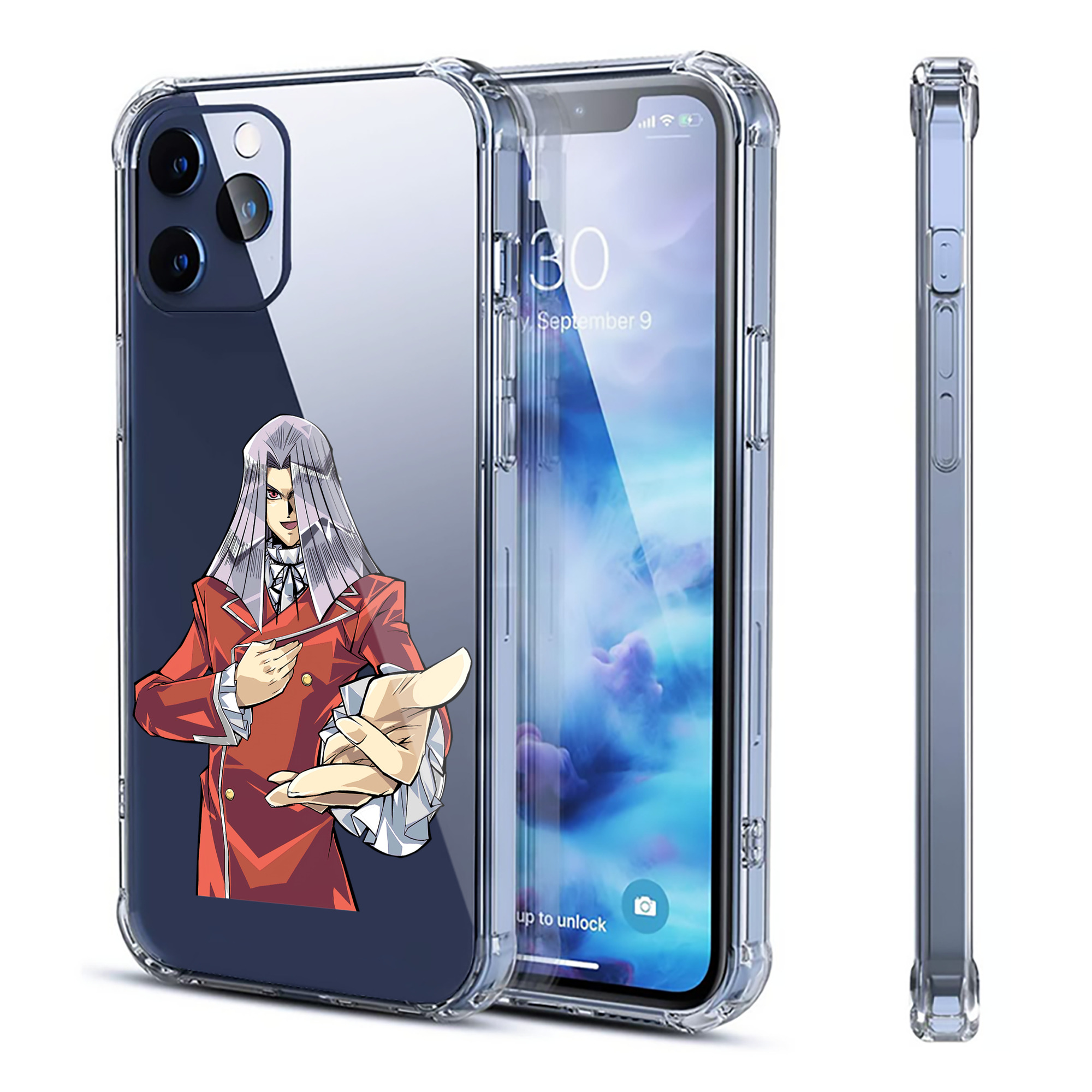（画像用） 遊☆戯☆王 Yu-Gi-Oh! 【iPhone 12シリーズ対応】透明スマホケース（クリアソフトケース）
